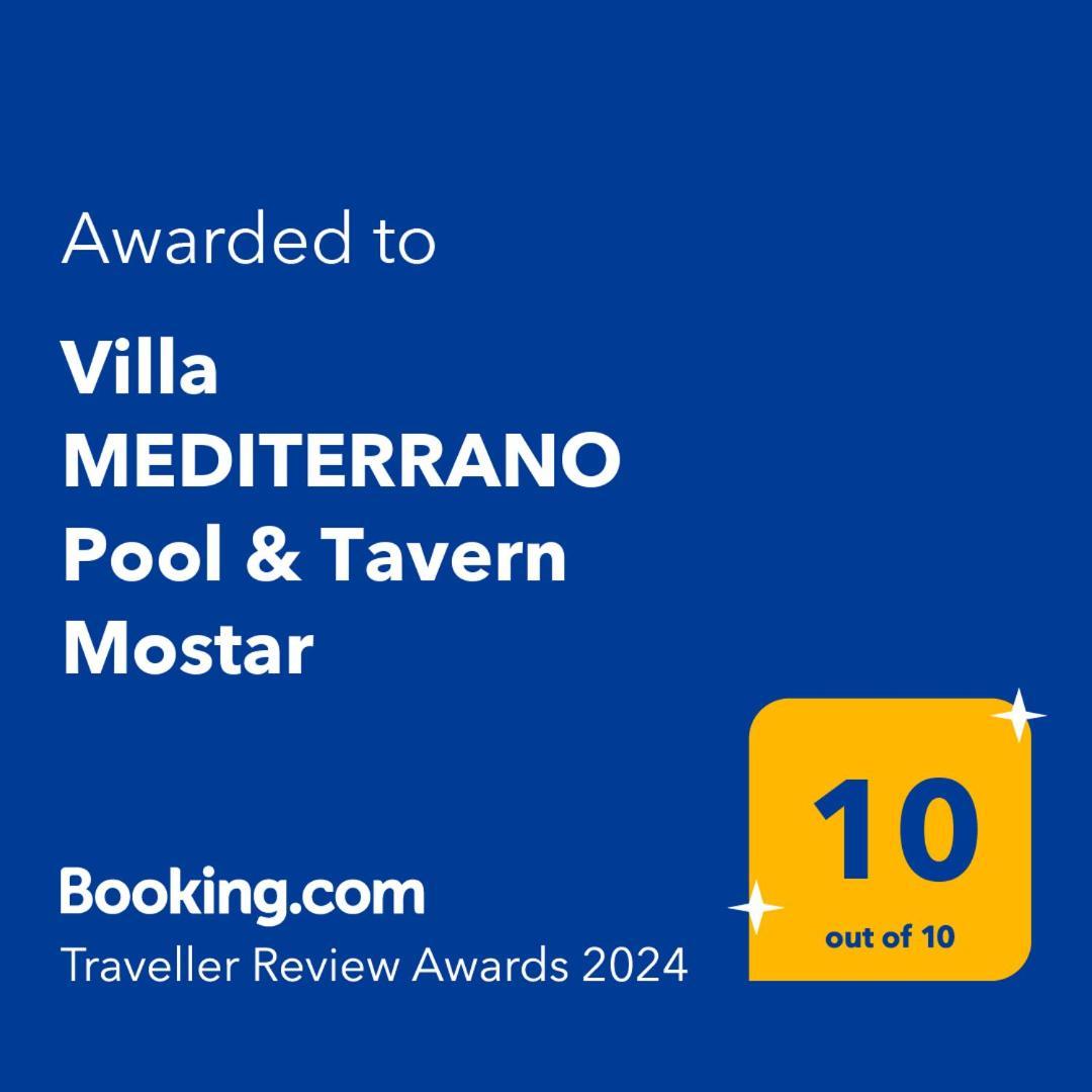 Villa Mediterrano Pool & Tavern Mostar Buna Exterior foto